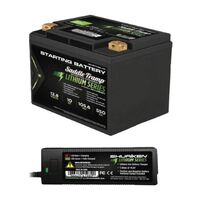 BATTERY 550CA/10.15AH LITHIUM-ION STARTING BATTERY WITH CHARGER