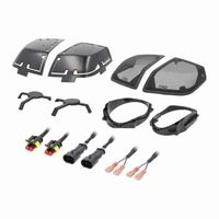 COVER CUT-IN SADDLEBAG LIDS, TOURING MODELS 2014-UP WITH HARD BAGS