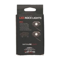 ROCK LIGHTS DAYTONA WHITE - 2 PACK