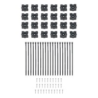 CLAMP SET 100-PIECE 4GA TO 1/0GA MODULAR CABLE MANAGEMENT CLAMP SET