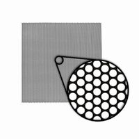 GRILLE METAL MESH MATERIAL SMALL CIRCLE PATTERN 18" X 18" SQUARE