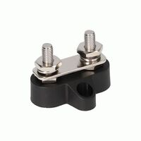 DUAL TERM STUDS W/LINK M6 1/4? BLACK