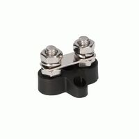 DUAL TERM STUDS W/LINK M8 5/16? BLACK
