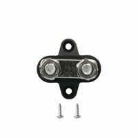 DUAL TERM STUDS W/LINK M8 5/16? BLACK