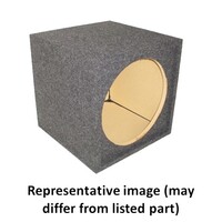 ENCLOSURE 10" SINGLE POLY COAT PORT JUMBO SQUARE