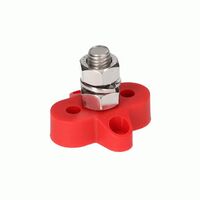 SINGLE TERMINAL STUDS M10 3/8? RED
