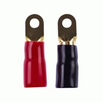 RING TERMINAL RAPTOR 1/0 AWG 5/16 INCH GOLD RING TERMINAL - 20 PK