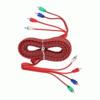CABLE RAPTOR RCA 4-CHANNEL AUDIO CABLE - VICE SERIES 17 ft
