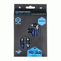 CABLES RAPTOR RCA 2-CHANNEL AUDIO CABLE - Mid-Series 10 ft