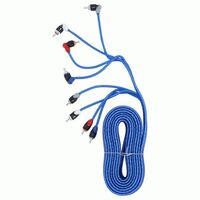 CABLE RAPTOR RCA 4-CHANNEL AUDIO CABLE - Mid-Series 17 ft