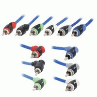 CABLE RAPTOR RCA 6-CHANNEL AUDIO CABLE - Mid-Series 17 ft