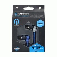 CABLE RAPTOR RCA 2-CHANNEL AUDIO CABLE - Mid-Series 1F-2M