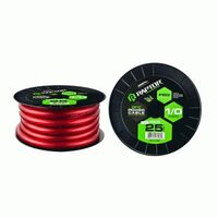 CABLE RAPTOR  POWER 25FT 1/0 AWG RED Pro-Series OFC POWER CABLE