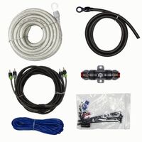 KIT RAPTOR AMPLIFIER 600W 8 AWG AMP KIT WITH RCA CABLE - PRO SERIES
