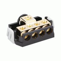 BLOCK RAPTOR GROUND DIST 4-POSITION GROUND DISTRIBUTION BLOCK - PRO SERIES