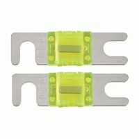 FUSE RAPTOR 100 AMP MINI ANL FUSES NICKEL PLATED - Mid-Series - 2 PK