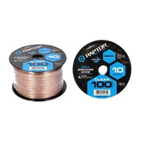 SPEAKER WIRE 10GA CLEAR 100FT- VICE SERIES