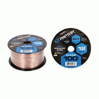 SPEAKER WIRE RAPTOR 12GA CLEAR CCA 100FT - VICE SERIES