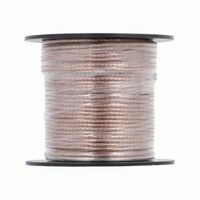 SPEAKER WIRE RAPTOR 18GA CLEAR CCA 50FT - VICE SERIES