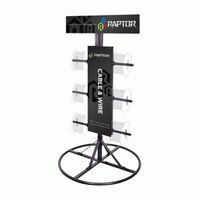 DISPLAY RAPTOR WIRE SPOOL DISPLAY STAND