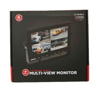 MONITOR COMMERCIAL QUAD VIEW 9-INCH
