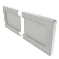 COVERS PLATE WALL HIDES WALL SURFACE MOUNTING HARDWARE PAINTABLE