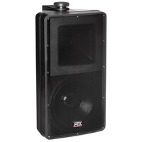 SPEAKER 2-WAY ALL WEATHER SPEAKER WITH 8" WOOFER-BLACK