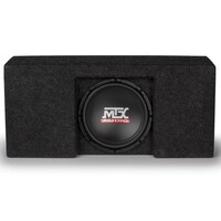 WOOFER LOADED W/ 10" WOOFER & AMPLIFIED, BLACK. FORD F-150 SUPERCREW CAB 2009-2015