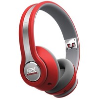 HEADPHONES THUNDER OVER EAR MONITOR HEADPHONES- RED