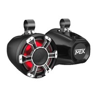 SPEAKER 8” 4O 150-WATT RMS IP67 RATED CUSTOMIZABLE COMPRESSION HORN SPEAKER POD PAIR WITH RGB LIGHTI