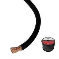 WIRE 1/0 AWG HI-FLEX POWER WIRE 50 FT - BLACK