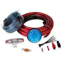 AMPLIFIER KIT ZN3 AMP KIT, 4 AWG RED W/ INTERCONNECT