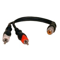 ADAPTER "Y" RCA JACK/2 RCA PLUGS