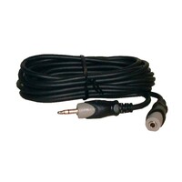 CABLE 3.5MM MALE TO 3.5MM FEMALE STEREO TRS 12'