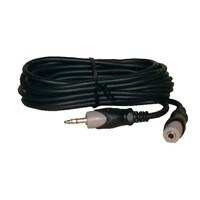 CABLE 3.5MM MALE TO 3.5MM FEMALE STEREO TRS 25'