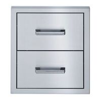 DOUBLE DRAWER, 20-IN. W X 22-IN. H