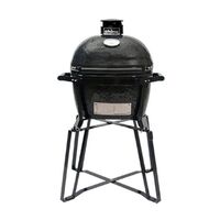 GRILL CHARCOAL OVAL JUNIOR ALL-IN-ONE (HEAVY-DUTY STAND, SIDE SHELVES, ASH TOOL AND GRATE LIFTER)
