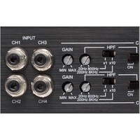 AMPLIFIER 125WATT X 4 (4 OHM), 250WATT X 4 (2 OHM) FULL RANGE DIGITAL