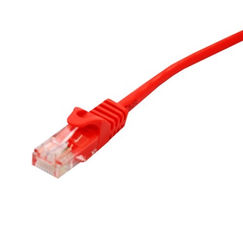 CABLE CAT#5E 3FT RED SNAGLESS