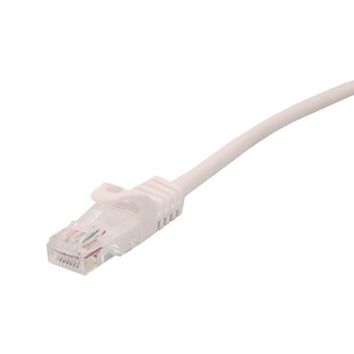 CABLE CAT#5E 3FT WHITE SNAGLESS