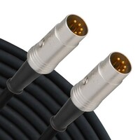 CABLE 5-PIN MIDI MALE TO MALE SHIELDED 100'