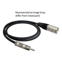 CABLE XLR MALE TO RCA MALE 10'