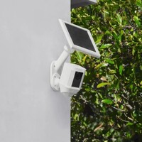MOUNT FOR CAMERA AND SOLAR PANEL - WHITE
