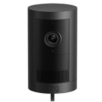 CAMERA RING OUTDOOR CAM PLUS PLUG-IN - BLACK