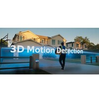 CAMERA OUTDOOR CAM PRO - PLUG IN - 4K WIDE ANGLE VIDEO - BLACK