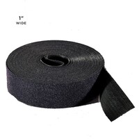 VELCRO CABLE WRAP 1"X75'ROLL*BLACK*