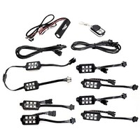 LIGHT KIT COLORADAPT 8-PIECE  6SMD POD RGB MULTI-COLOR ACCENT  WITH REMOTE