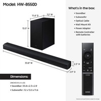 SOUNDBAR B-SERIES 3.1 DTS VIRTUAL:X WITH BASS BOOST