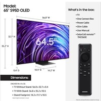 TV 65" S95F SMART OLED 4K HDR PRO WIFI BIXBY 3840X2160 120HZ 2025