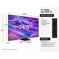 TV 75" QN80F SMART LED-LCD NEO LED 4K QLED 3840X2160 2025